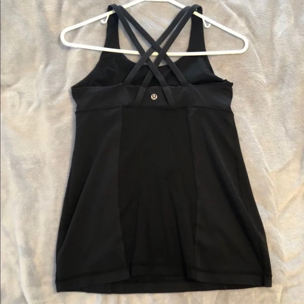 Black Lululemon tank top